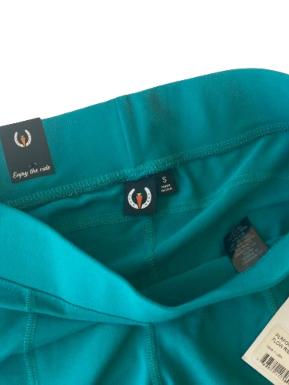 Kerrits Flow Rise Performance Riding Tights Womens Small S Emerald NWT - Picture 7 of 11
